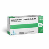 STRONG Black Nitrile Exam Gloves