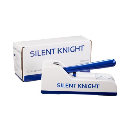 Pill Crusher Silent Knight® Hand Operated Blue / White