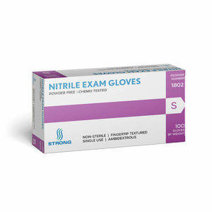 STRONG Nitrile Exam Gloves - Powder Free