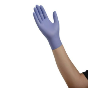 Exam Glove FLEXAL™ Comfort Medium NonSterile Nitrile Standard Cuff Length Textured Fingertips Blue Chemo Tested