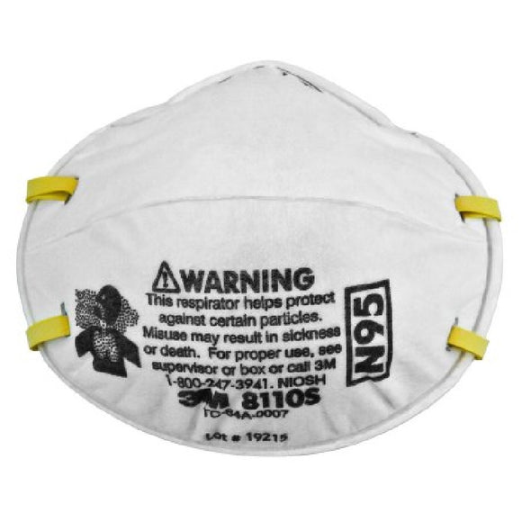 3M™ 8110S Particulate Respirator, N95, smaller size
