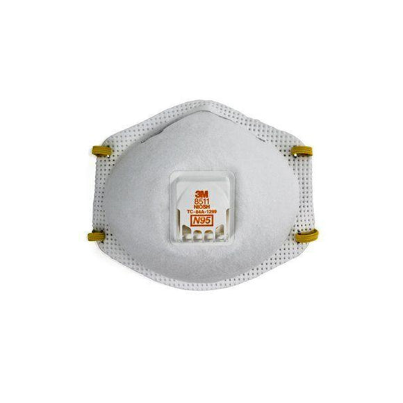 3M 8511N95 with Valve, Particulate Respirator Mask