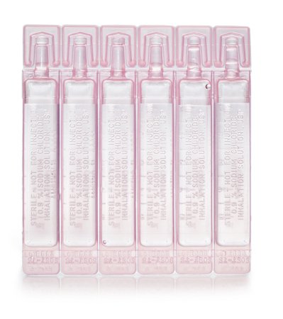 Saline Solution 5mL Unit Dose Pink Vials 100 per Box