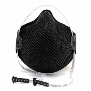 Moldex® 2600 Series Special Ops™ M2600N95 Respirator Industrial N95 Elastic Strap Medium / Large Black excellent for sanding safety from viruses