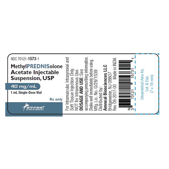 Methylprednisolone Acetate Injectable Suspension, USP 40 mg/mL