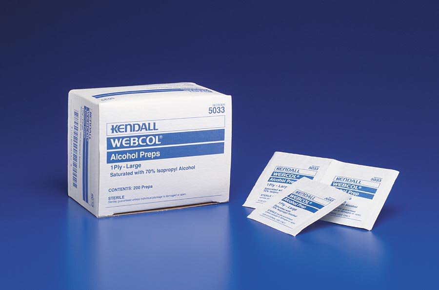 Webcol™ Alcohol Prep Pad, 4000/CS – Beyond Surgical