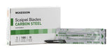 Surgical Blade McKesson Brand Stainless Steel/ Carbon Steel Sterile Disposable Individually Wrapped