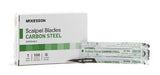 Surgical Blade McKesson Brand Stainless Steel/ Carbon Steel Sterile Disposable Individually Wrapped