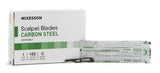 Surgical Blade McKesson Brand Stainless Steel/ Carbon Steel Sterile Disposable Individually Wrapped