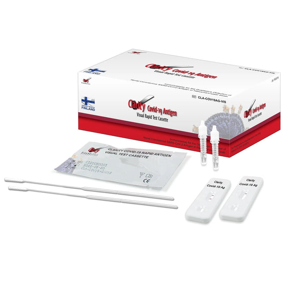Rapid Test Kit Clarity Antigen Detection Covid-19 Antigen Nasopharyngeal Swab Sample 25 Tests