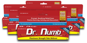 Dr. Numb Lidocaine Cream Topical Anesthetic Dr. Numb 