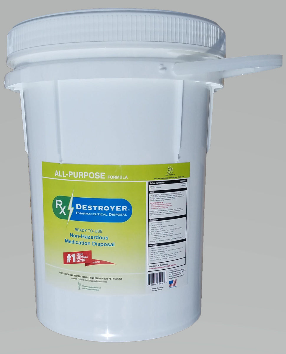 Ivy Rx Containers Rx Destroyer™ Drug Disposal Container, 1/EA – Beyond Surgical