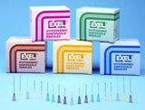 Hypodermic Needle EXELInt® All Sizes, Non-Safety Exel International. Regular Bevel Hypodermic Needles Beyond Surgical 