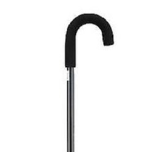 Lumex® Round Cane, Aluminum, 30 - 39 in., Adjustable, Black, 6/CS ...