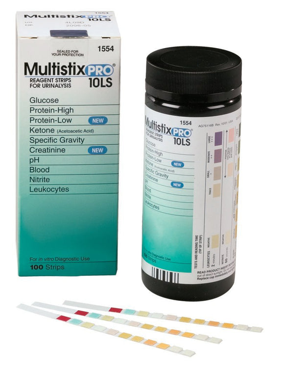Ls Test Strip Multistix® PRO 10 LS Urine Reagent Strip, 24/CS – Beyond Surgical