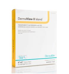 DermaView II™ Island Transparent Film Dressing with Pad, 25/BX – Beyond ...
