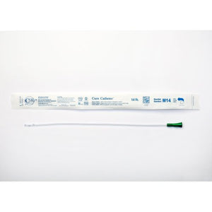 Convatec M14 Urethral Catheter Cure Catheter™ Straight Tip Uncoated PVC 14 Fr. 16 Inch, Each