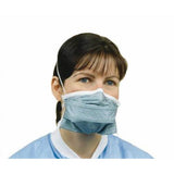 N95 Particulate Respirator Mask Critical Cover® PFL® Chamber Elastic Strap One Size Fits Most Teal Stripe NonSterile, 35/BX N95 Alpha ProTech 1 Box 