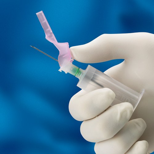 BD Vacutainer® Eclipse™ 368608 Blood Collection Needle 22 Gauge 1-1/4 Inch Needle Length Safety Needle Without Tubing Sterile, 480/CS