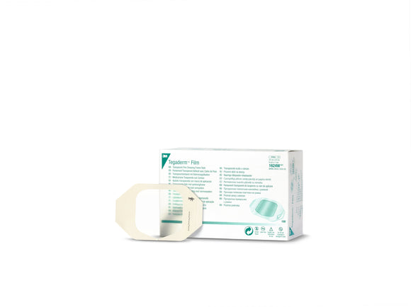 3M™ Tegaderm™ Rectangular Transparent Sterile Film Dressing, 2-3/8 x 2-3/4 Inch, 1/EA