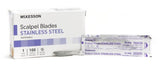 Surgical Blade McKesson Brand Stainless Steel/ Carbon Steel Sterile Disposable Individually Wrapped