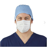 Surgical Mask, Fluidshield SoSoft Level 1, Pleated Tie Closure One Size Fits Most White NonSterile, 50/BX surgical mask O&M Halyard Inc 