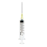 Syringe with Hypodermic Needle 5 CC Syringe with detachable Needle, non safety, Nipro Medical100/Box Needle and Syringe Combo Nipro 