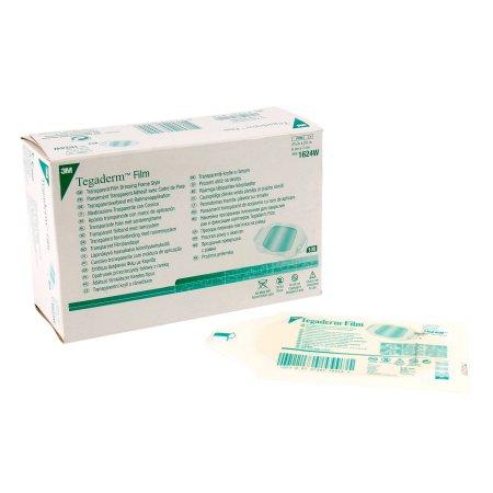 Transparent Film Dressing 3M™ Tegaderm™ Rectangle 2-3/8 X 2-3/4 Inch Sterile 3M 1624W Medical Supplies>Surgical Products;Medical Supplies>Wound Care 3M 