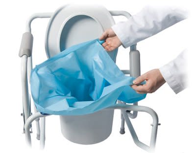 Sani-Bag+® Commode Liner, For Use With End Bucket, 200/CS