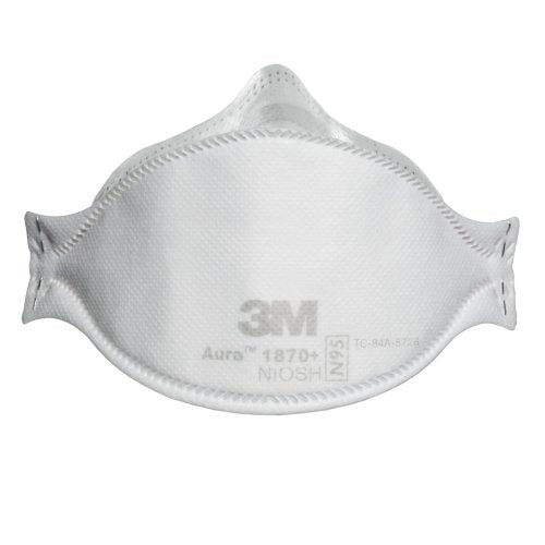 3M™ Aura™ Health Care Particulate Respirator and Surgical Mask 1870+, N95, Each