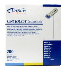 OneTouch® SureSoft® Regular Lancet, 200/BX – Beyond Surgical